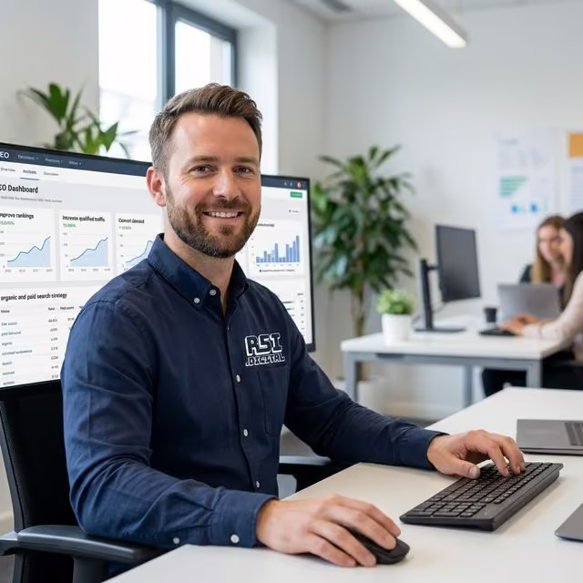 Marketing dashboard and campaign performance charts